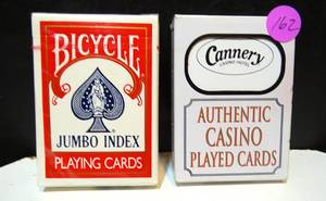lot 162 image: 2 DECKS OF CARDS