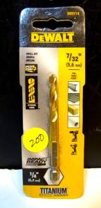 lot 200 image: New DeWalt DD5114 732 Impact Ready Drill Bit Titanium Nitride