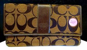 lot 269 image: NICE COACH CREDIT CARDWALLET ORGANIZER
