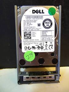 lot 279 image: 96G91 WD6001BKHG Dell ENTERPRISE 600GB 10KRPM 6Gbs 2.5SASSERVER HDD Hard Drive $$