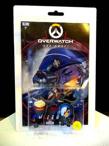 lot 290 image: NEWSEALED - Overwatch Ana Amari Figures With Comic Toy Blizzard Brand