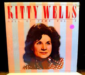 lot 297 image: VINTAGE Kitty Wells Hall Of Fame Vol. 1 1979 Vinyl LP Ruboca Records