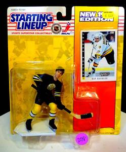 lot 298 image: 1994 Starting Lineup Ray Bourque Boston Bruins Hockey NHL KENNER TOYS