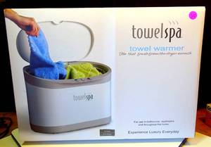 lot 300 image: BIG $ ITEM - TOWEL SPA TOWEL WARMER - APPEARS NEW IN BOX