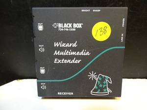 lot 138 image: Black Box Wizard Multimedia Monitor Extender $$$