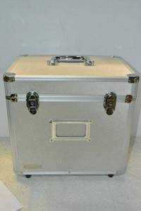 lot 8 image: Chrome Document Case with Keys