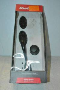 lot 12 image: Kwikset Shelbourne 2pc Handleset - Venetian Bronze Finish