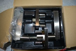 lot 17 image: Kwikset #155 Halifax Lever Privacy US-15 Satin Nickel