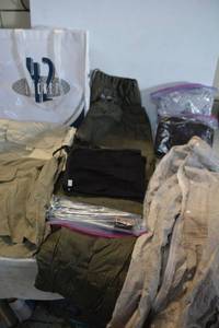 lot 23 image: Camping and Hiking clothes and more