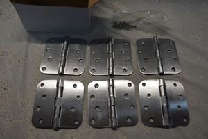 lot 24 image: Brushed Nickel Hinges