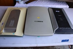 lot 266 image: Office Scanners as shown - HP and Canon