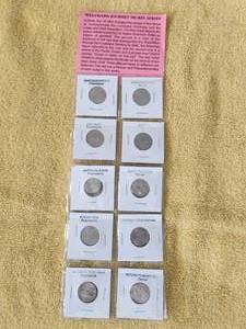 lot 14 image: Westward Journey Nickel series coin set