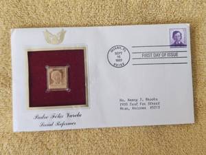 lot 52 image: First Day Issue - Padre Felix Varela Social Reformer Series stamp