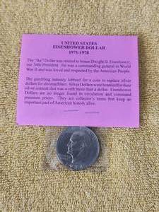 lot 57 image: 1974 Eisenhower dollar