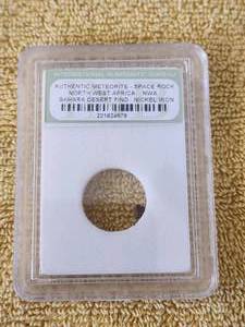 lot 115 image: Authentic Meteorite - Space Rock - Northwest Africa