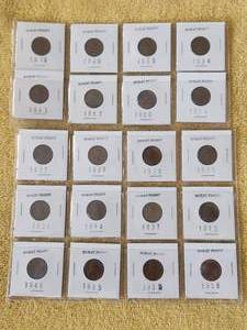 lot 161 image: Selection of Wheat Pennies