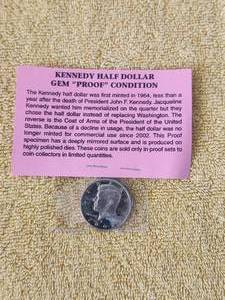 lot 172 image: 2002 Kennedy half Dollar - Gem Proof condition