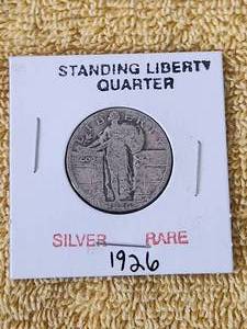 lot 195 image: 1926 Standing Liberty Quarter - Silver - Rare