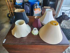 lot 69 image: Selection of lamp shades
