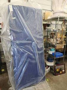 lot 112 image: Emergency Relief Bed-mattress - 84 by 35 by 6 - in original packaging - lite weight