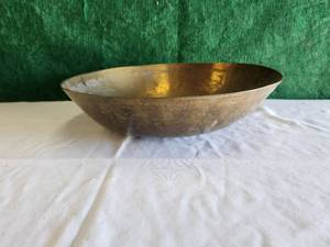 lot 55 image: Large vintage Bronze bowl