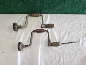 lot 146 image: Vintage hand drills - one is a Yankee