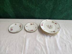 lot 219 image: Selection of 7 pieces of Porcelaine de Sologne plates