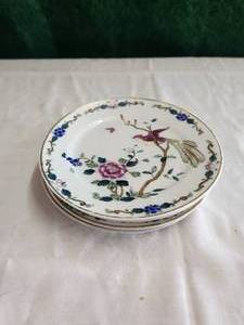 lot 222 image: Selection of 4 hand painted plates - Nippon from The Jonroth studios