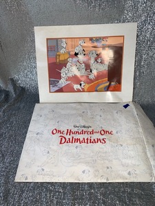 lot 38 image: 101 Dalmatians collector print - see pics