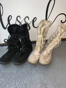 lot 86 image: 2 pair of winter boots - womens - see pics