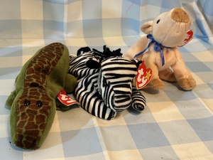 lot 157 image: TY plushies with tags