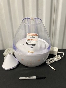 lot 119 image: Crane 4-in-1 Cool-Mist Humidifier With Aroma Tray & Sound Machine, 1 Gal., Model# EE5306 - In Condition As Shown - Retails New $60