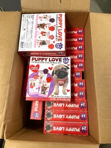 lot 148 image: Lot Of 18 - New Puppy Love Friendship Exchange Kit, 432 Total Pieces, 5.10 Oz Per Box - As Shown - Total Retail $108