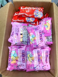 lot 156 image: Lot Of 86 New - (12) SweetHearts & (74) Conversation Hearts - As Shown
