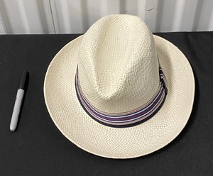 lot 171 image: New With Tags Framar By Seifter Hats Made In Italy (57  7 18  Medium) Potenza White Lifestyle Hat - As Shown - Retails $65 (READ)