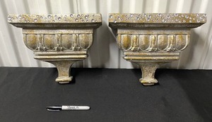 lot 279 image: Set Of 2 - Wall Sconce - In Color & Condition As Shown