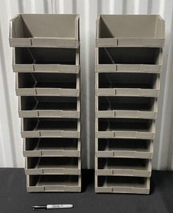 lot 286 image: Lot Of 16 Large Bins - In Condition As Shown