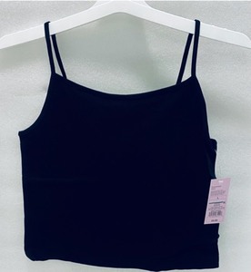 lot 312 image: Lot of 3 - New Womens Slim Fit Cropped Cami Tank Top - Wild Fable - Large - #YG64K