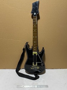 lot 335 image: PlayStation 3 (PS3) Guitar Hero Live Wireless Guitar Controller With Strap - In Condition As Shown - Retails New $120