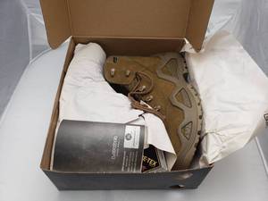 lot 2 image: Lowa Z-6S GTX Tactical CW Boots, Coyote OP, Size US Mens 12