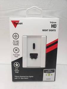 lot 12 image: Trijicon for Glock� HD Night Sight Set   Yellow Front Outline 9mm,.40,.45,.357,.380