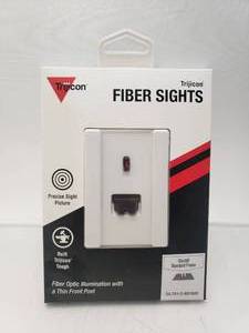 lot 168 image: Trijicon Fiber Sight Set for GLOCK 9mm & .40