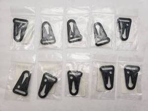 lot 364 image: Lot of 10 Black 1 HK Snap Hooks