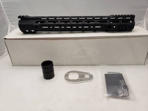 lot 228 image: SLR Rifleworks 14.87inch Ion M LOK Hybrid Handguard