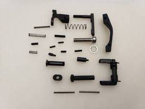 lot 75 image: DSG AR Lower Receiver Parts Kit w Ambi Selector - QUANTITY 5 - BID IS TIMES THE QUANTITY