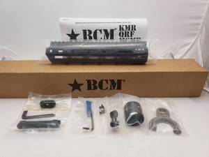 lot 296 image: Bravo Company (BCM) Gunfighter 9 MCMR M LOK 5.56mm Aluminum Rail