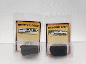 lot 361 image: Pearce Grip Glock Gen 4 & Gen 5 Magazine Extension - QUANTITY 2 - BID IS TIMES THE QUANTITY