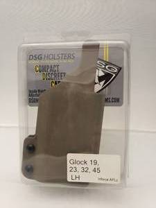 lot 727 image: CDC IWB Handgun Kydex Holsters With Light - Gun-b n-model-glock-19-more - Aplc-light - Left - E2-tan