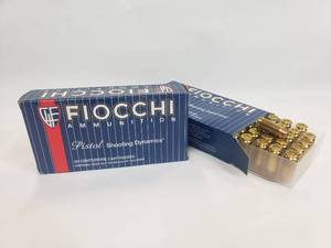 lot 304 image: Fiocchi Pistol Shooting Dynamics 40 S&W 170gr FMJTC Flat Nose Ammo. 50 Rounds Per Box. PRICE IS PER BOX - QUANTITY 2 - BID IS TIMES THE QUANTITY