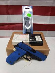 lot 702 image: Sig Sauer P226 .40CAL Pistol w Extra Simunition Barrel & New Magazine
